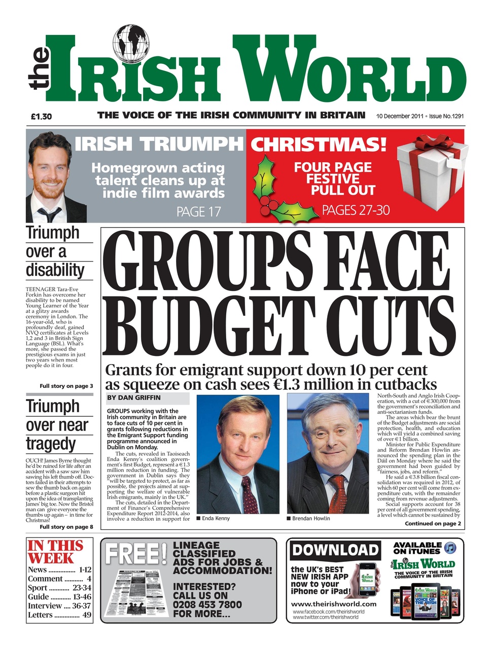 Irish World Preview Pages