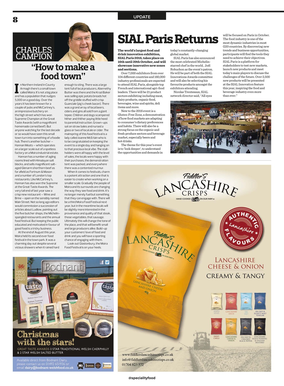 Speciality Food Preview Pages