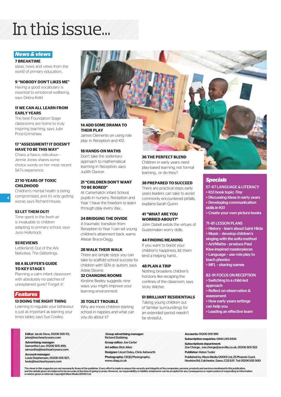 Teach Early Years Preview Pages