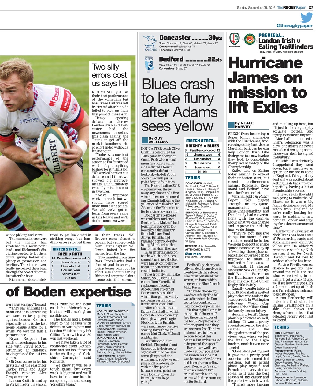The Rugby Paper Preview Pages