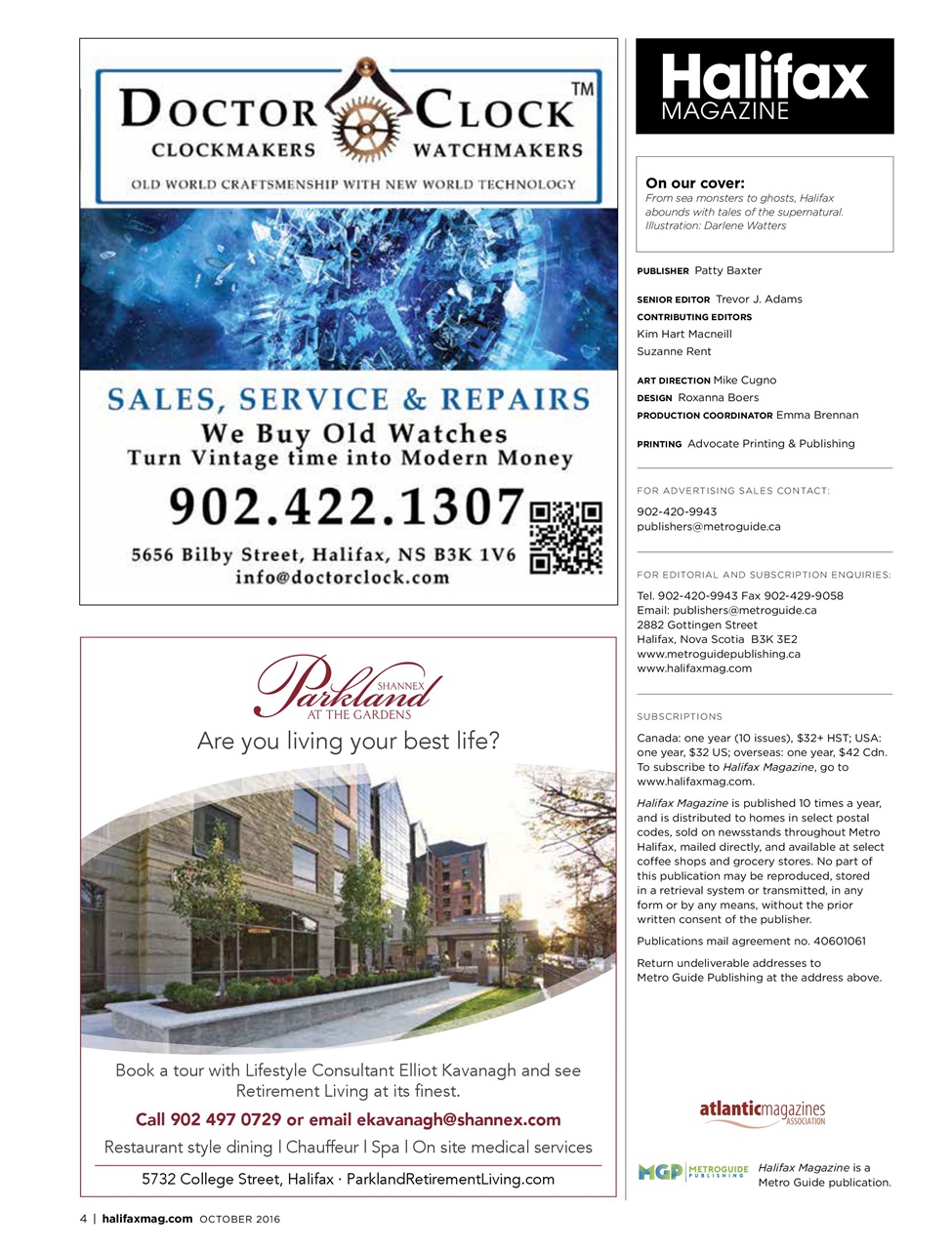 Halifax Magazine Preview Pages