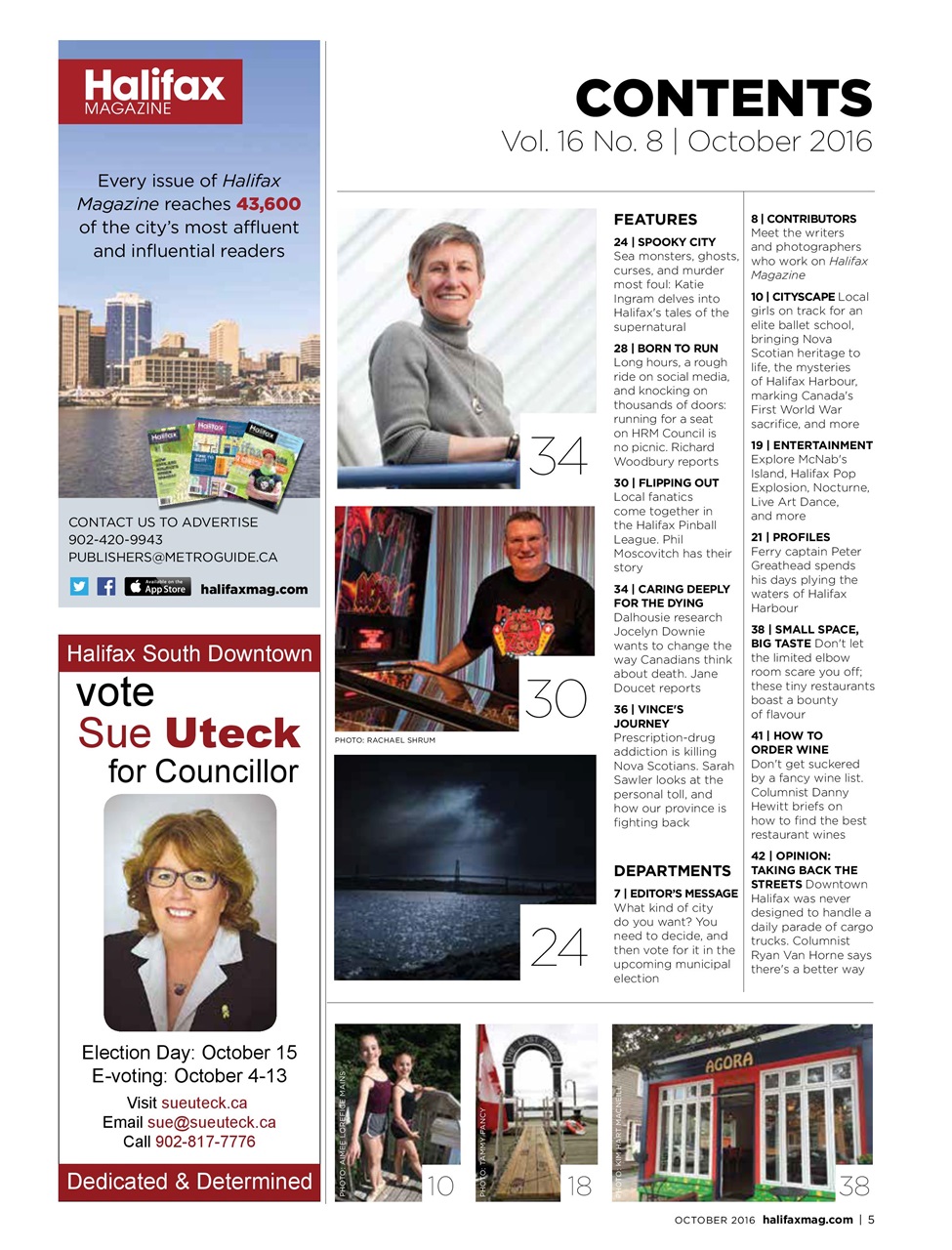 Halifax Magazine Preview Pages