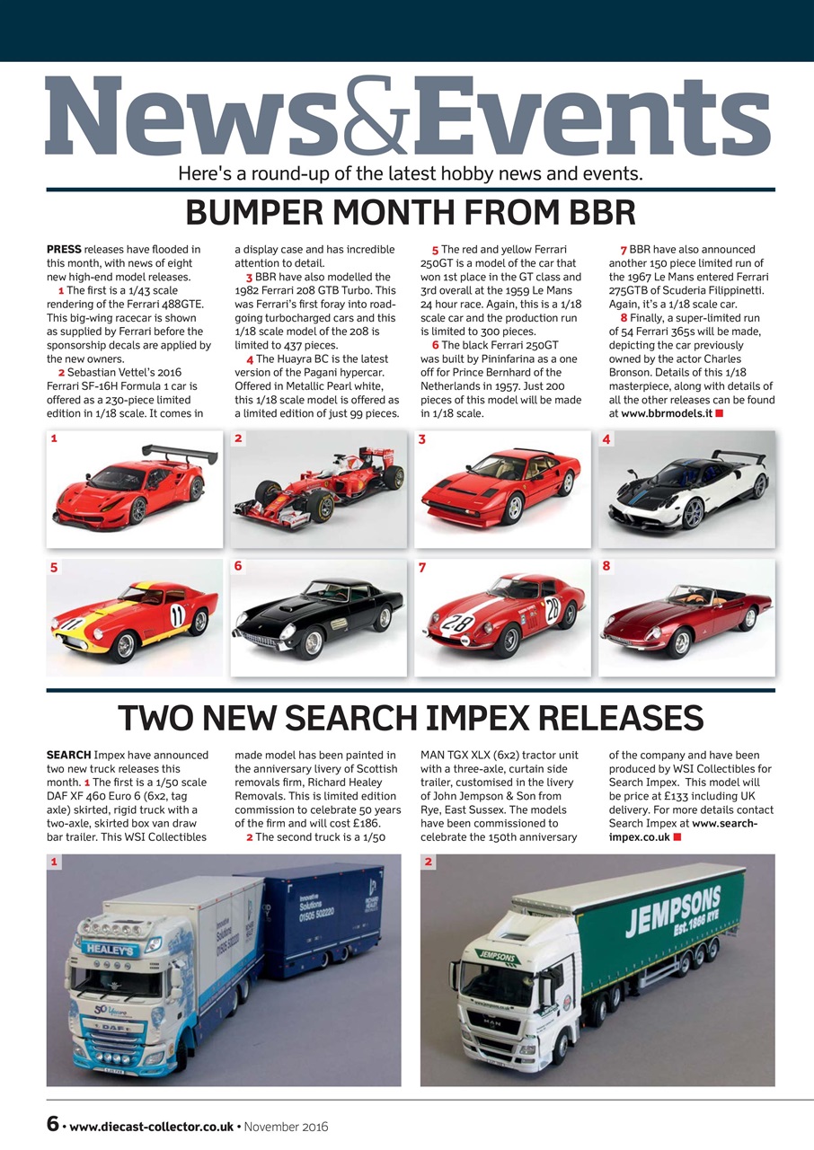 Diecast Collector Preview Pages