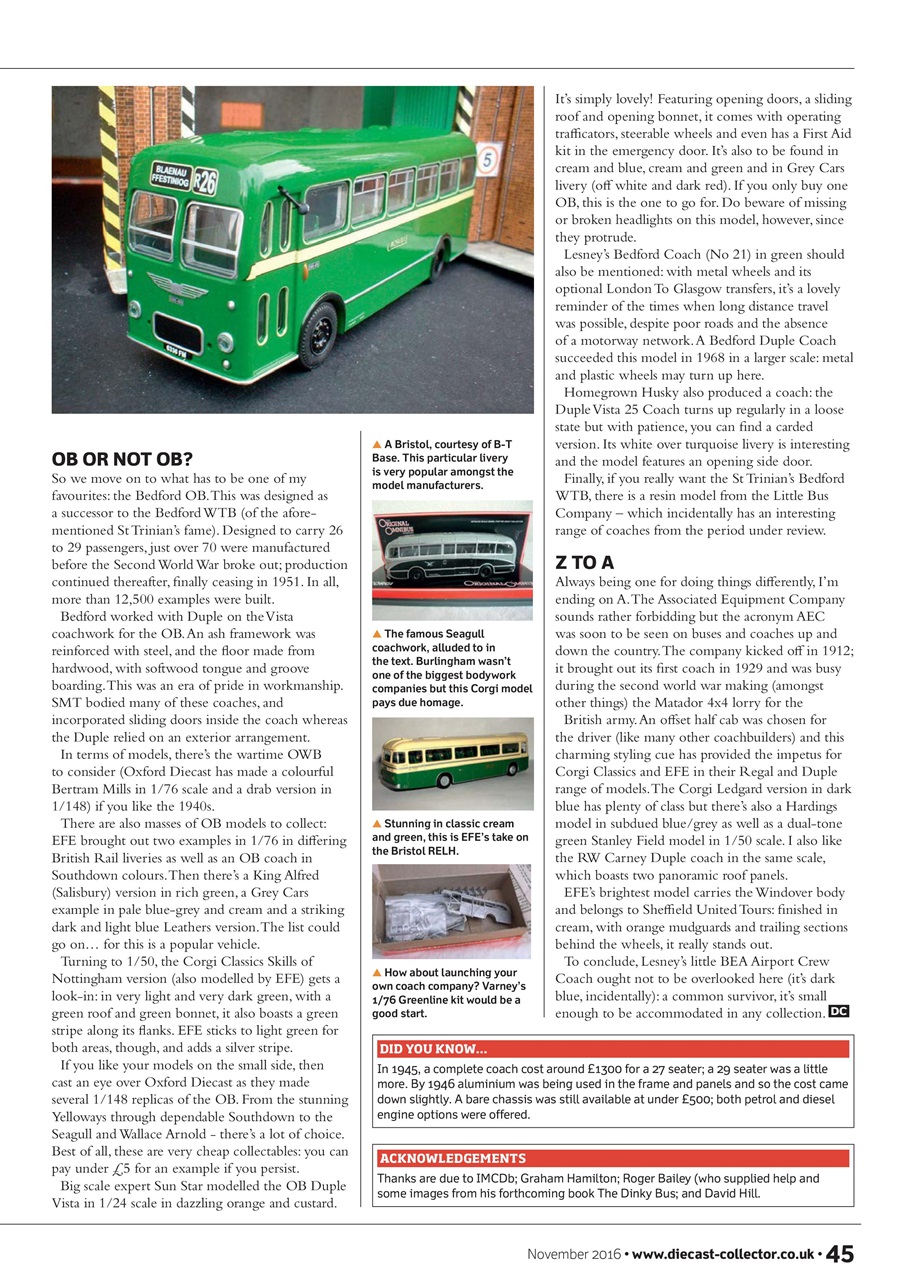Diecast Collector Preview Pages