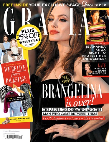 Grazia issue 3rd October 2016