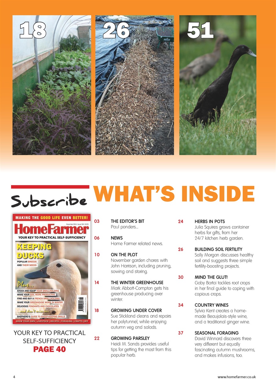 Home Farmer Magazine Preview Pages