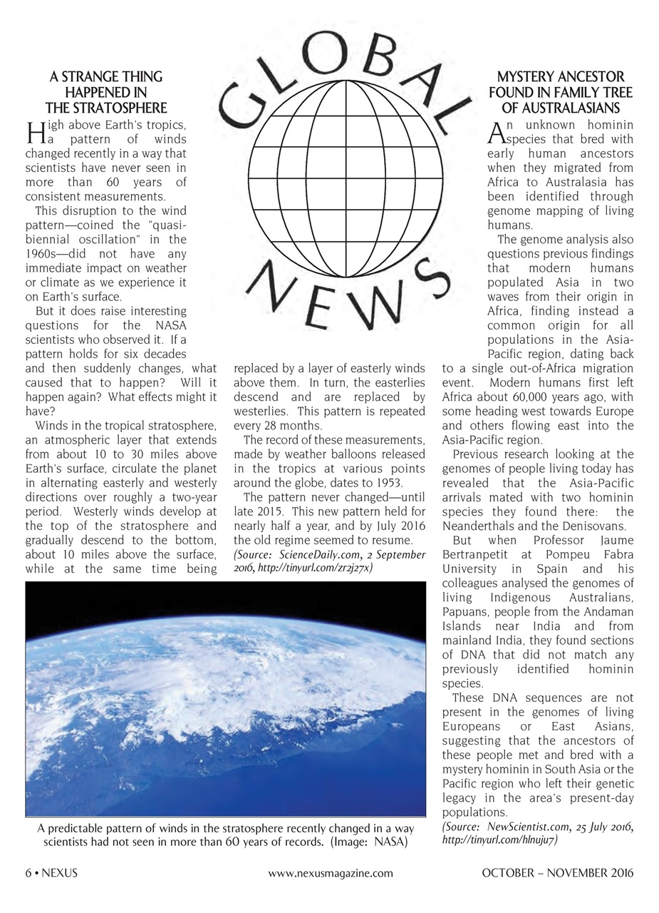 Nexus Magazine Preview Pages
