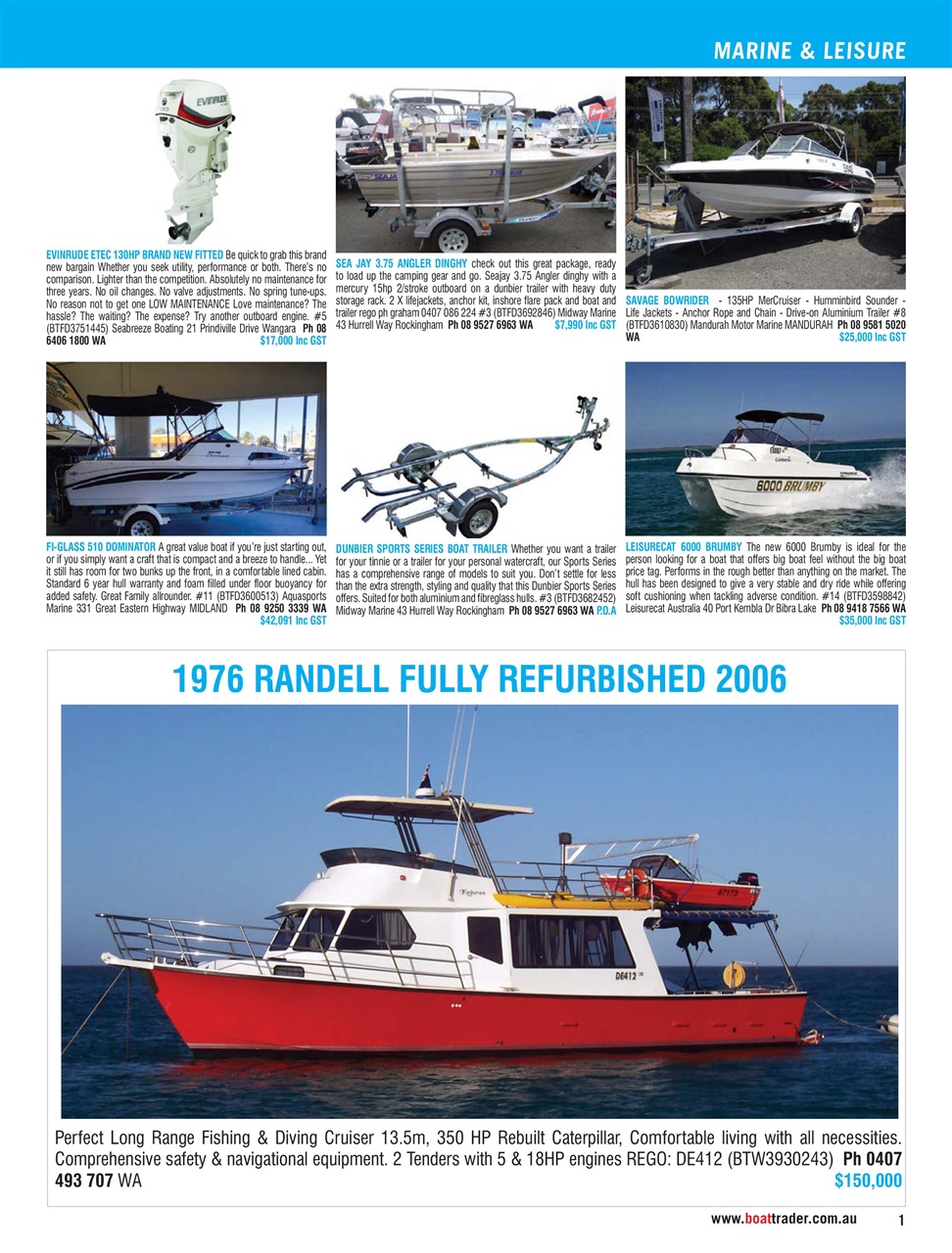 Boat Trader Australia Preview Pages