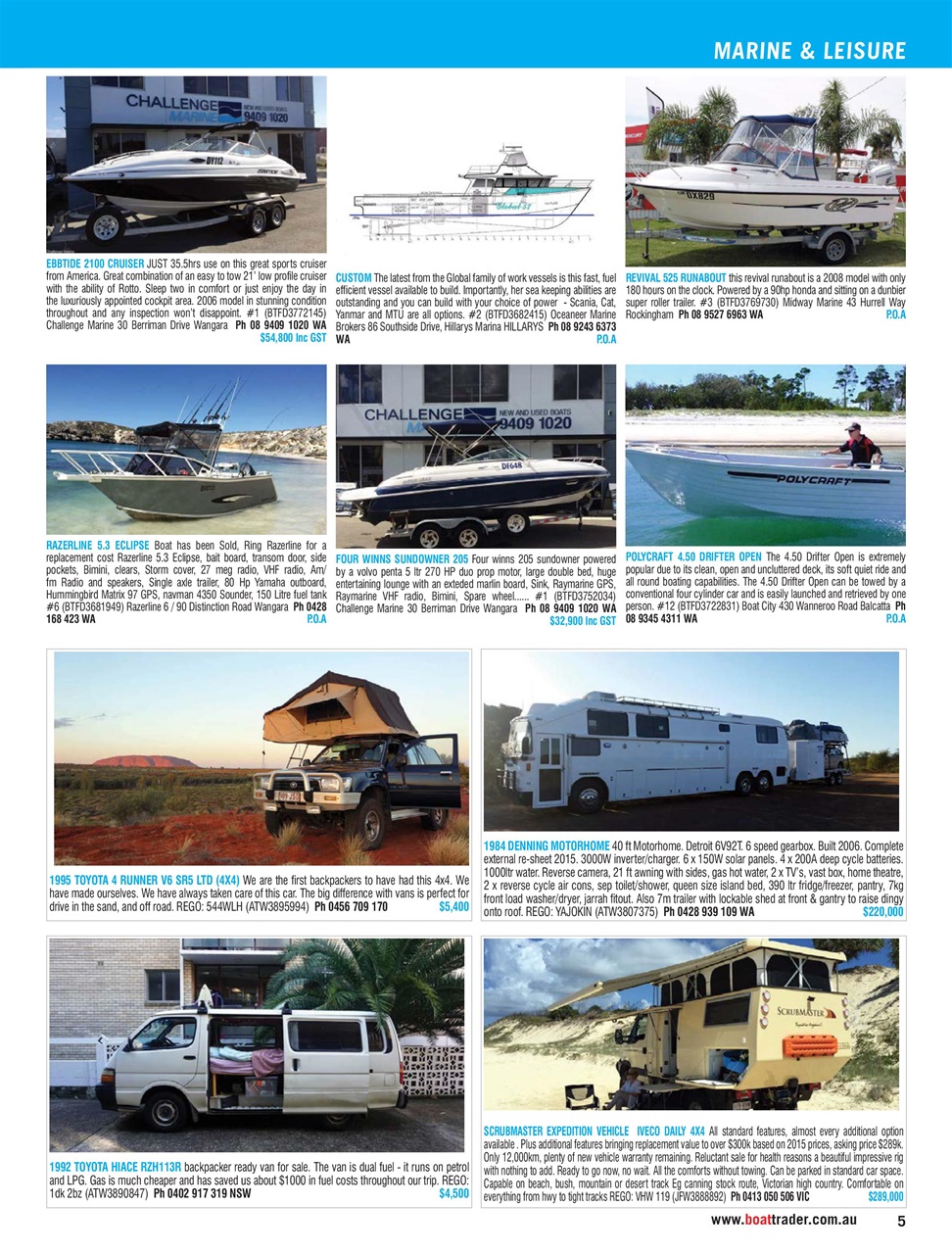 Boat Trader Australia Preview Pages