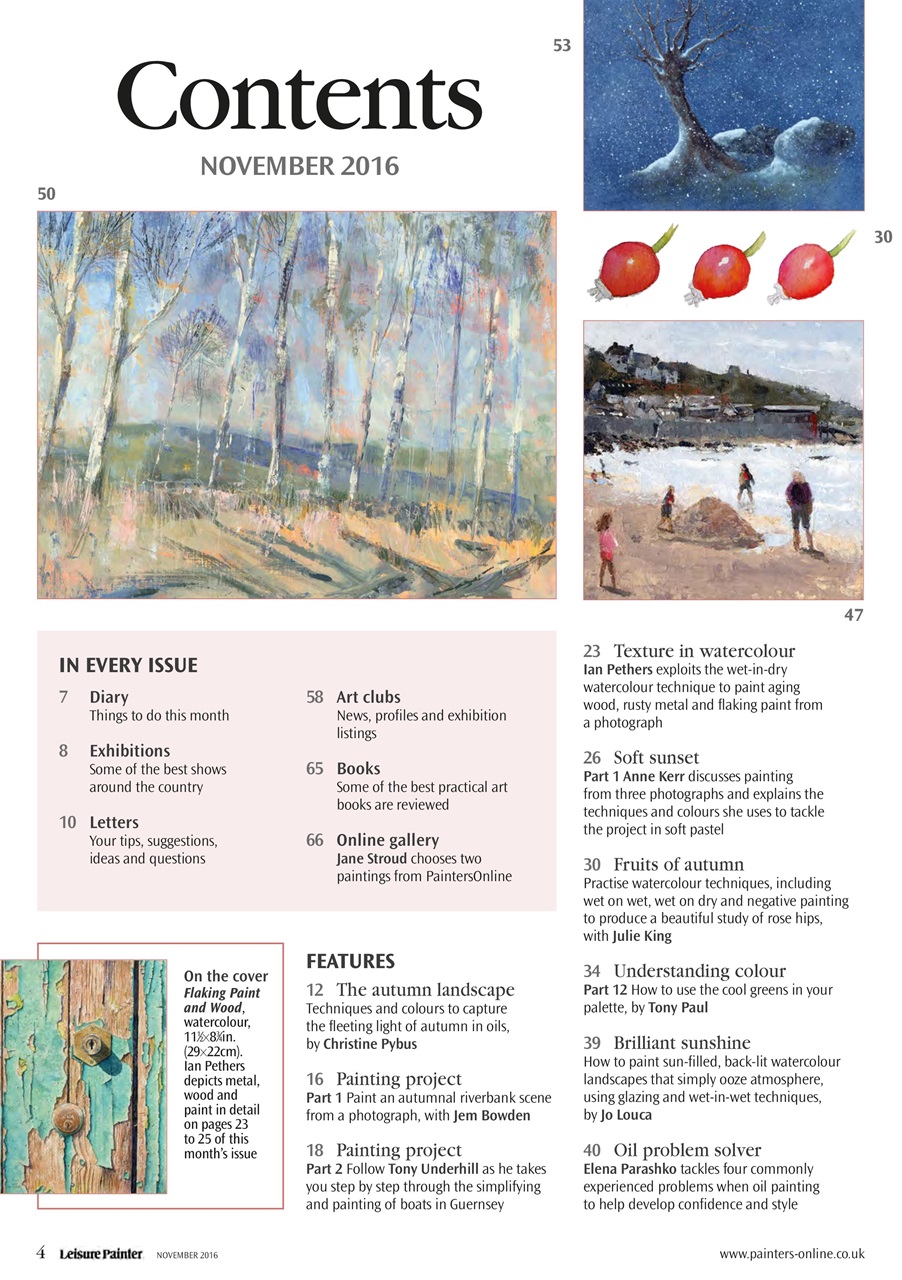 Leisure Painter & The Artist Preview Pages
