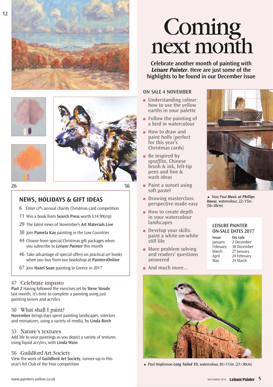 Leisure Painter & The Artist Preview Pages