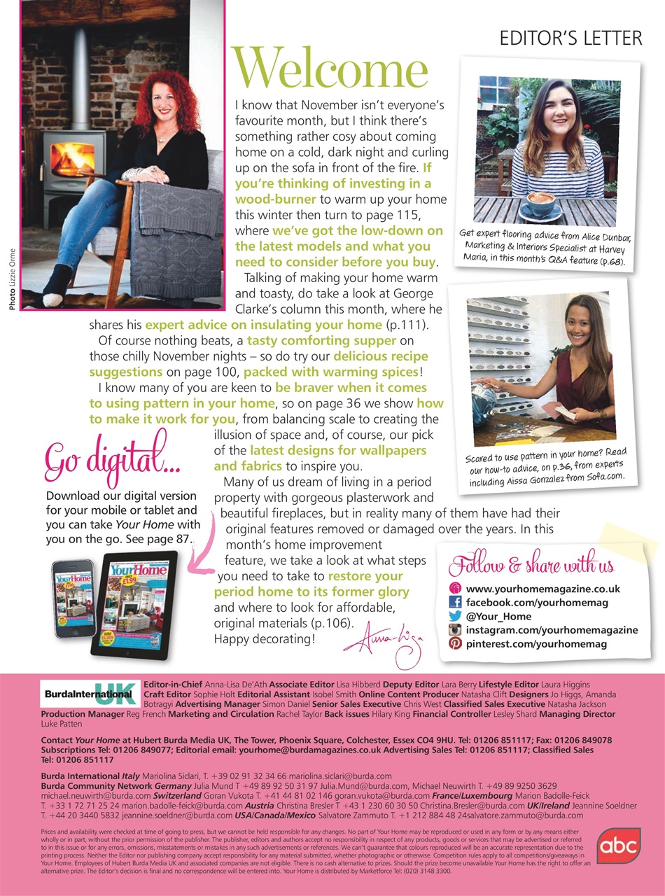 Your Home Magazine Preview Pages