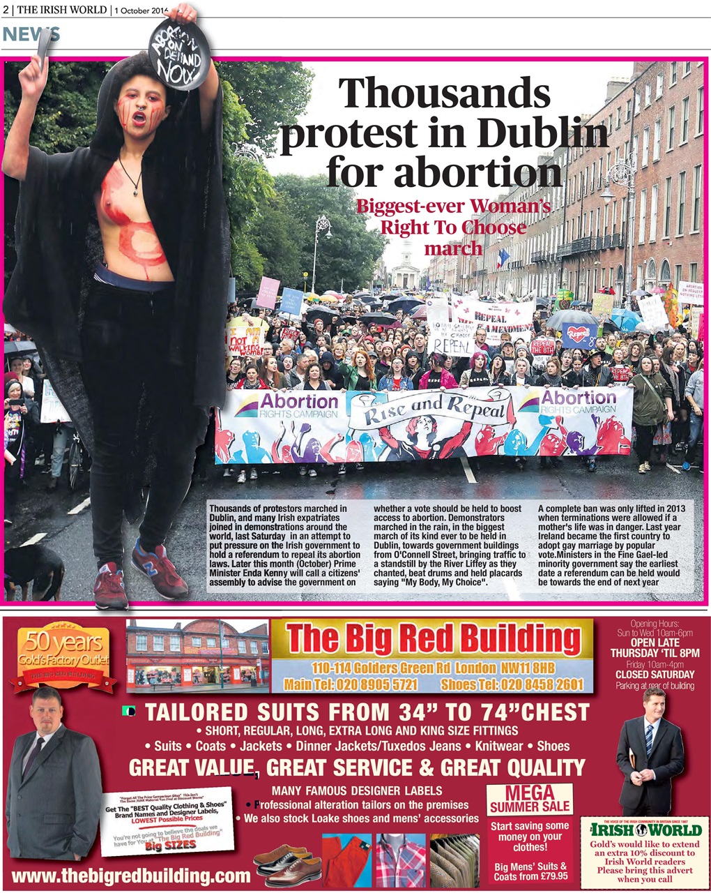 Irish World Preview Pages