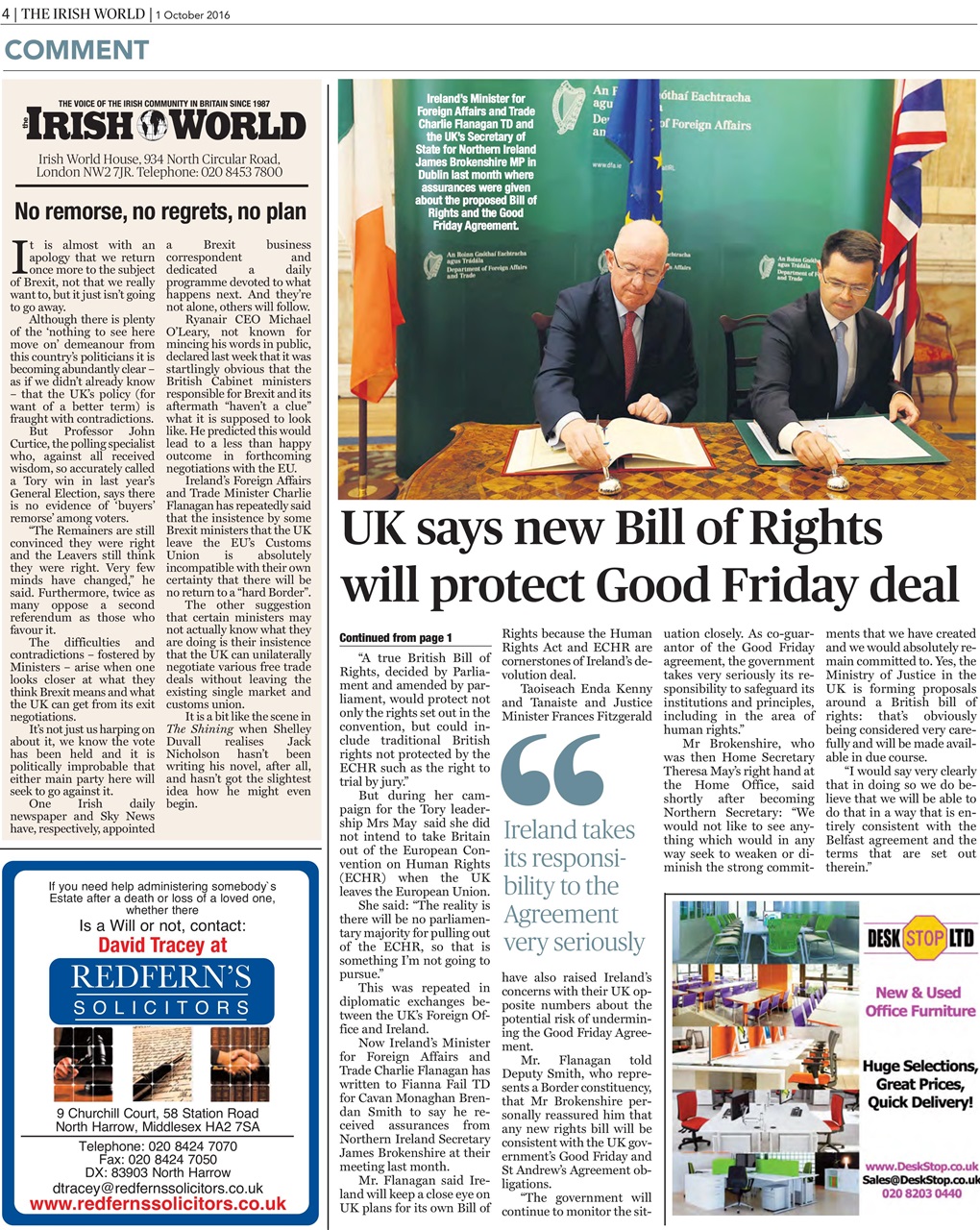 Irish World Preview Pages