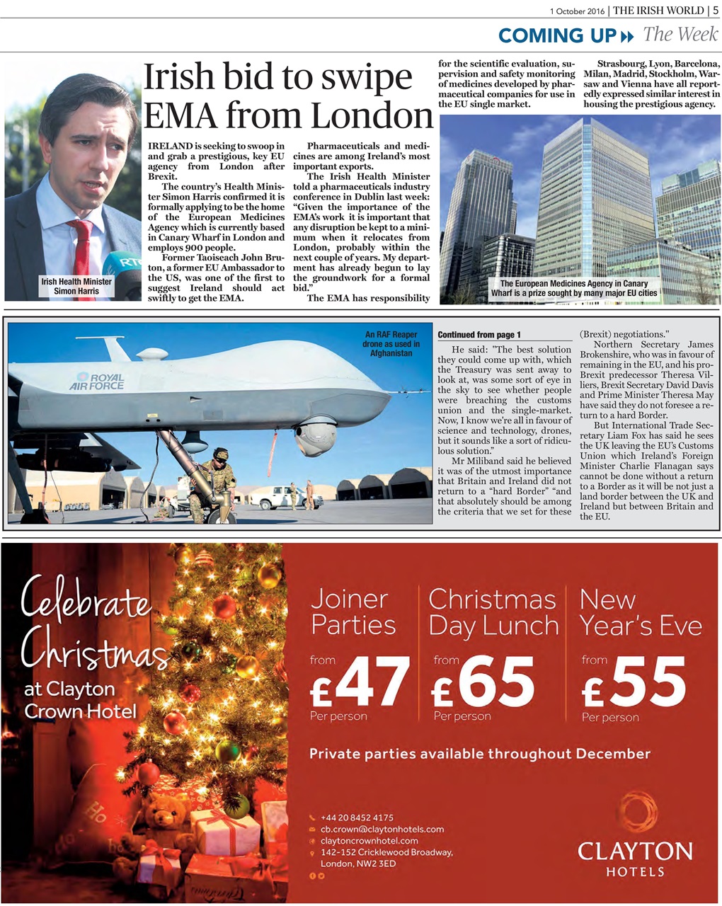 Irish World Preview Pages