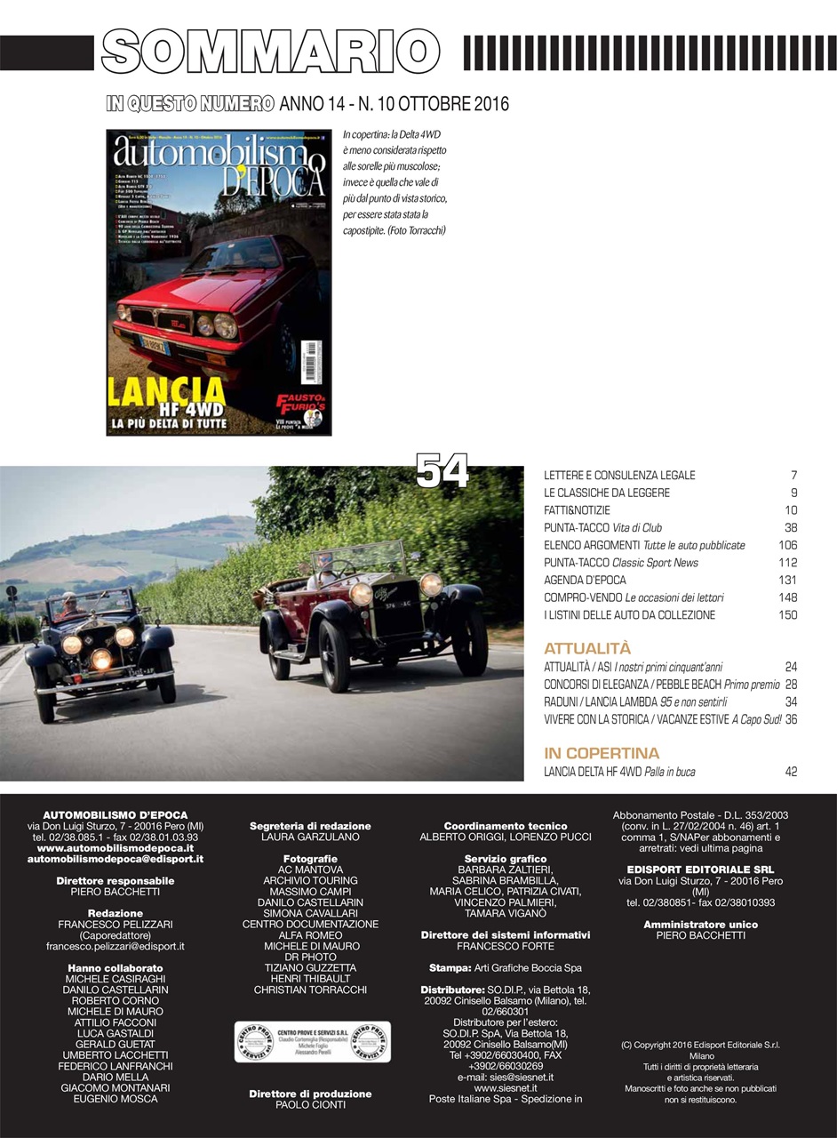 Automobilismo d'Epoca Preview Pages