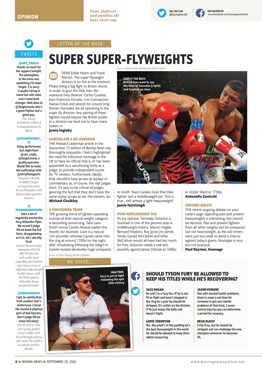 Boxing News Preview Pages