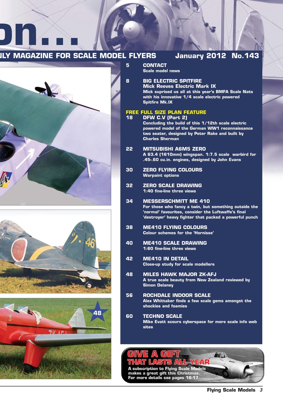 Flying Scale Models Preview Pages