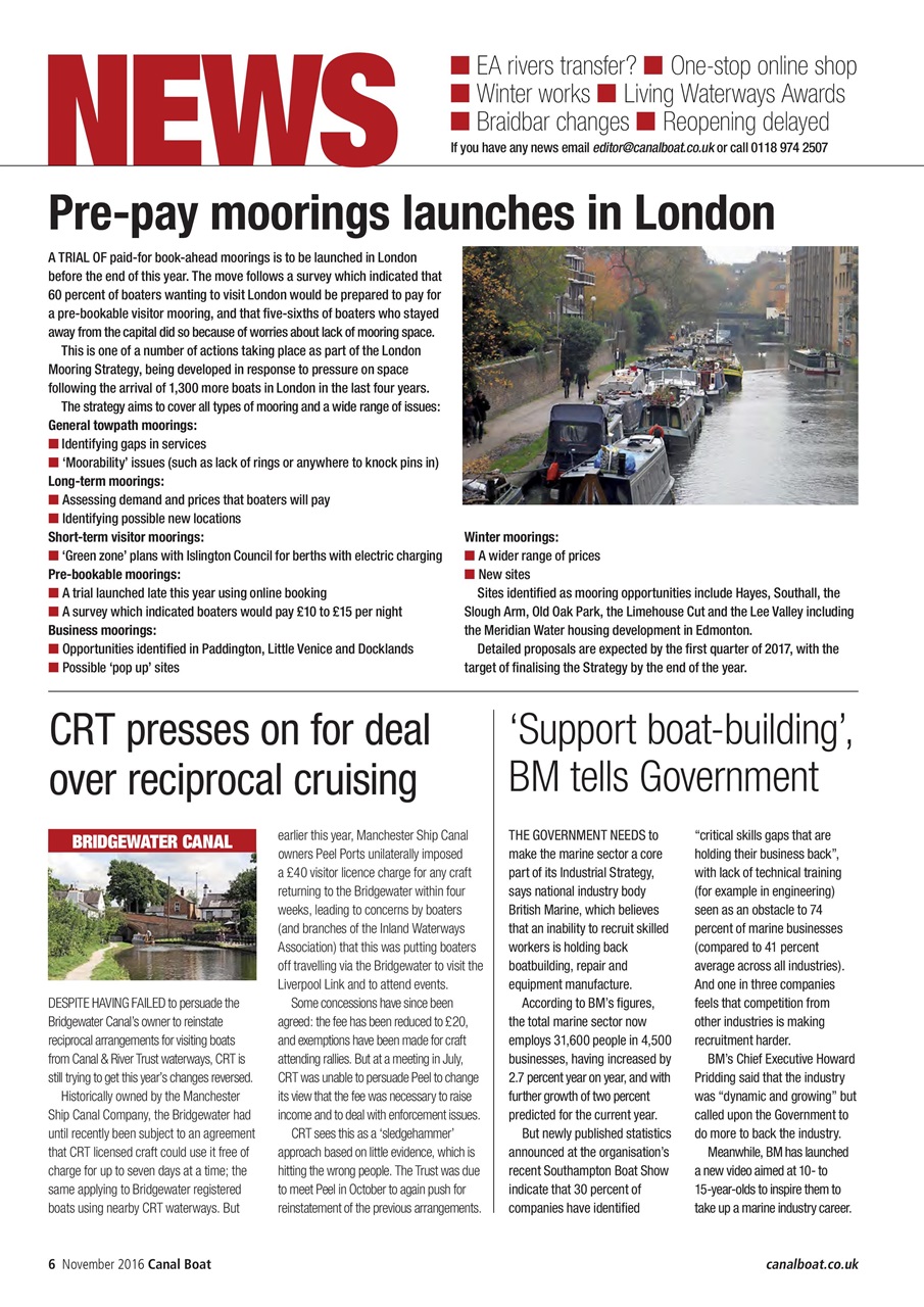 Canal Boat Preview Pages