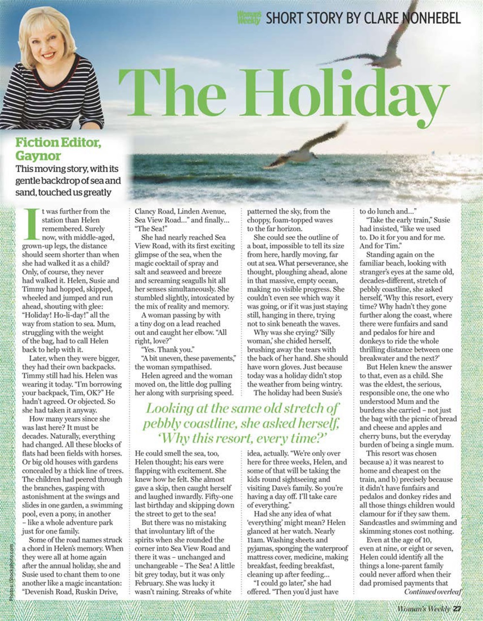 Woman's Weekly Preview Pages