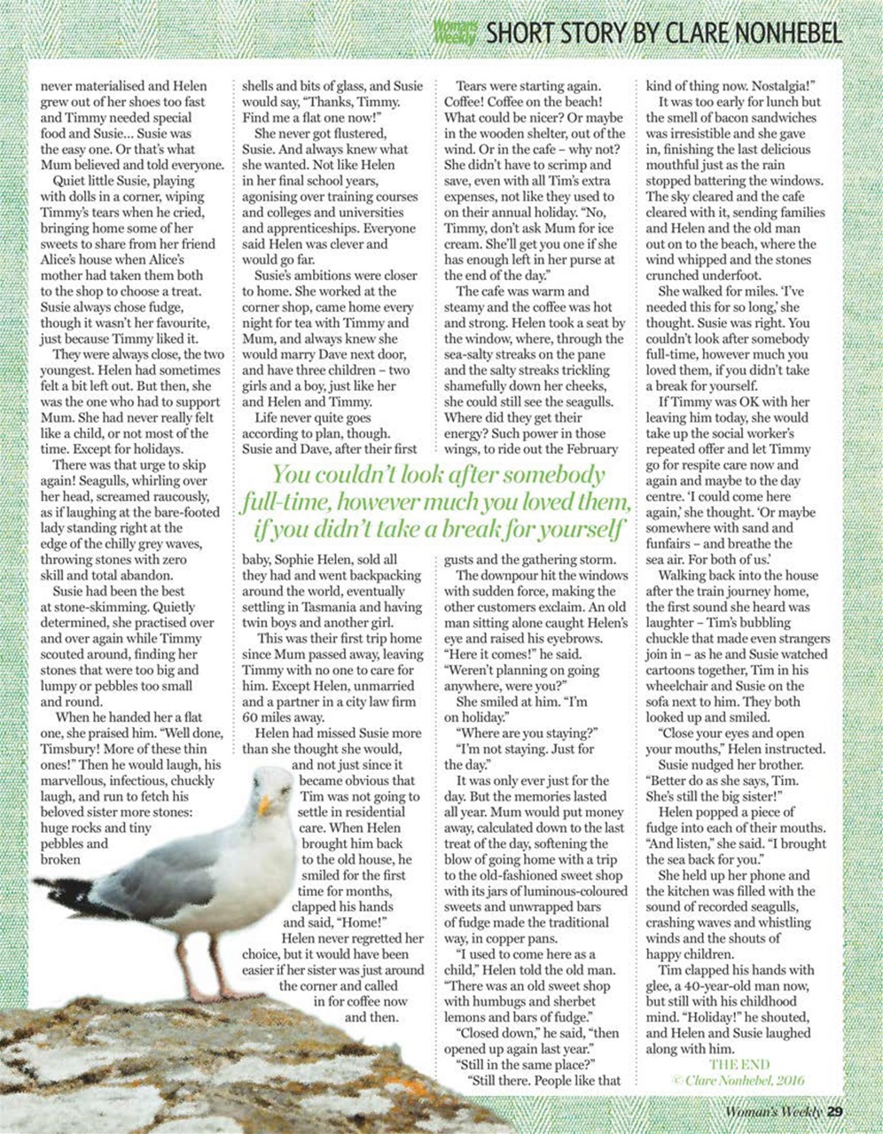 Woman's Weekly Preview Pages