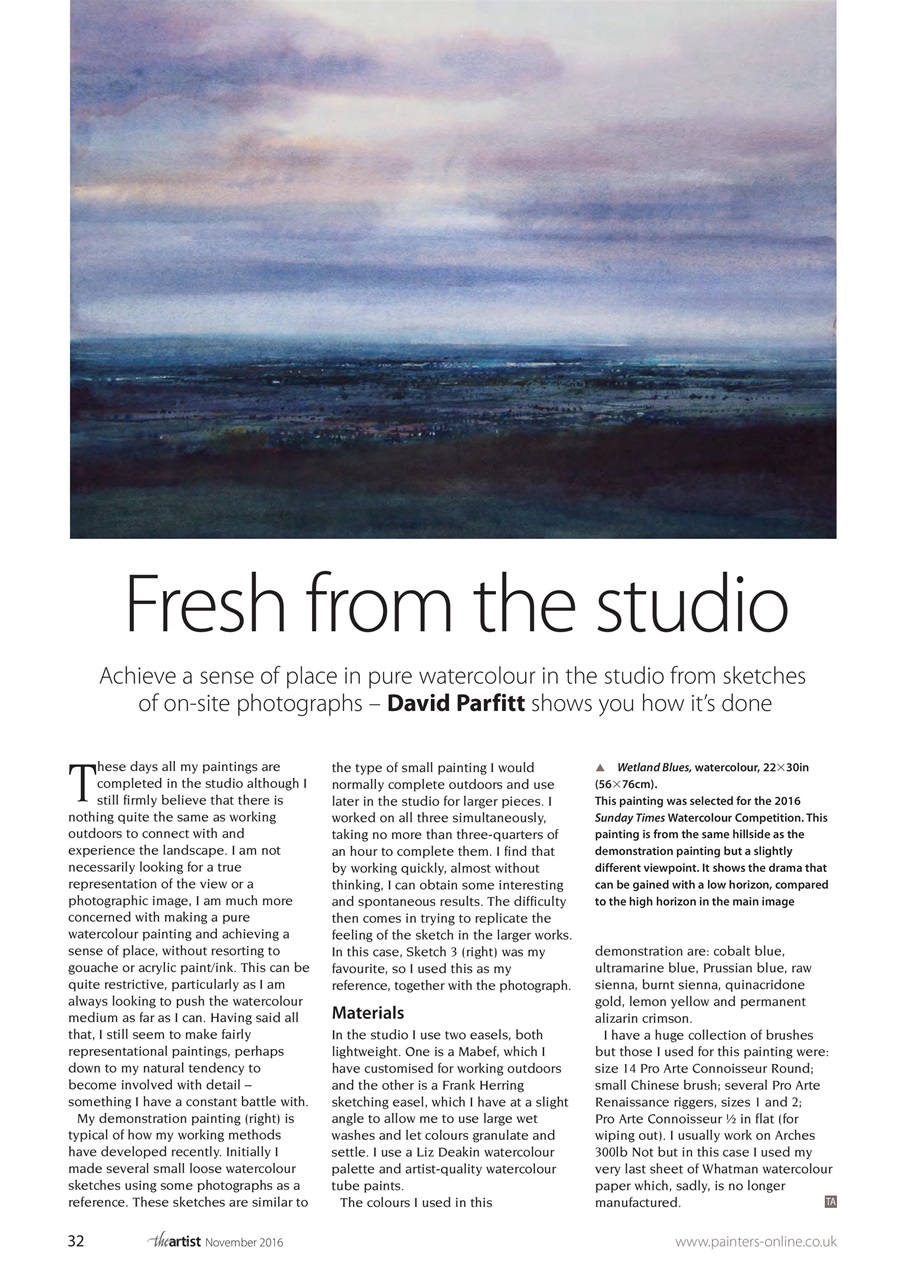 The Artist Preview Pages