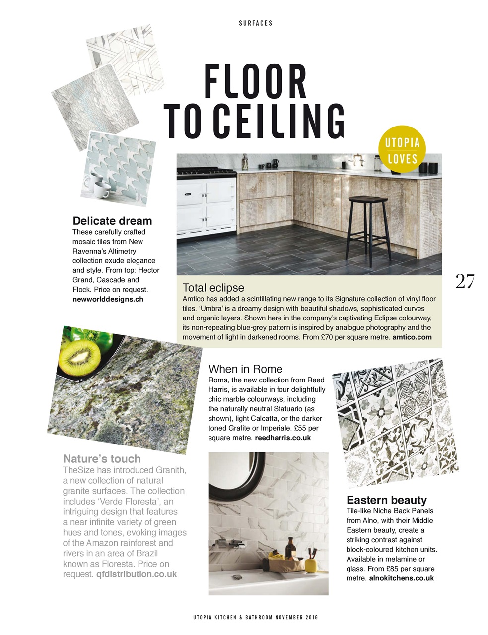 Utopia Kitchen & Bathroom Preview Pages