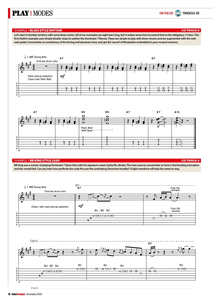 Guitar Techniques Preview Pages