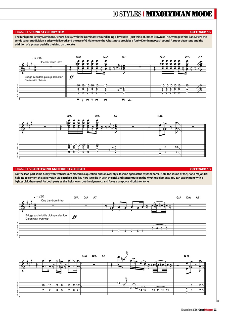 Guitar Techniques Preview Pages