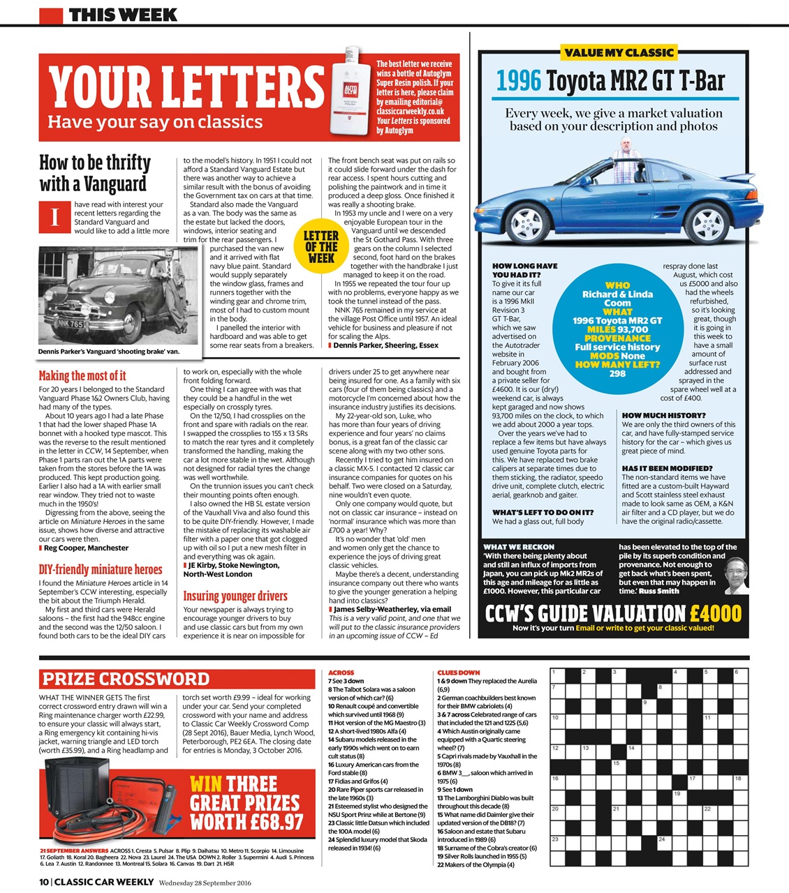 Classic Car Weekly Preview Pages