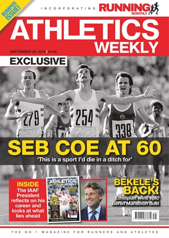 AW – Athletics Weekly Magazine issue 29/09/2016