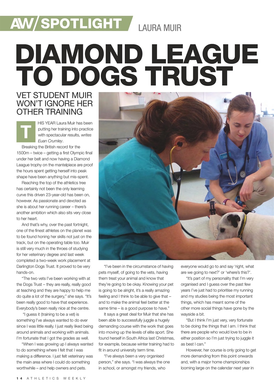 AW – Athletics Weekly Magazine Preview Pages