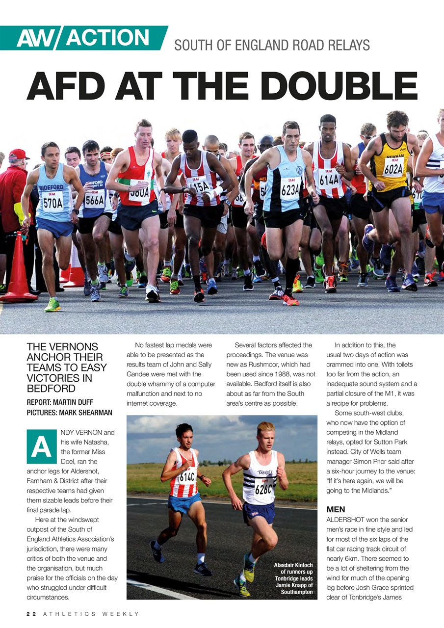 AW – Athletics Weekly Magazine Preview Pages