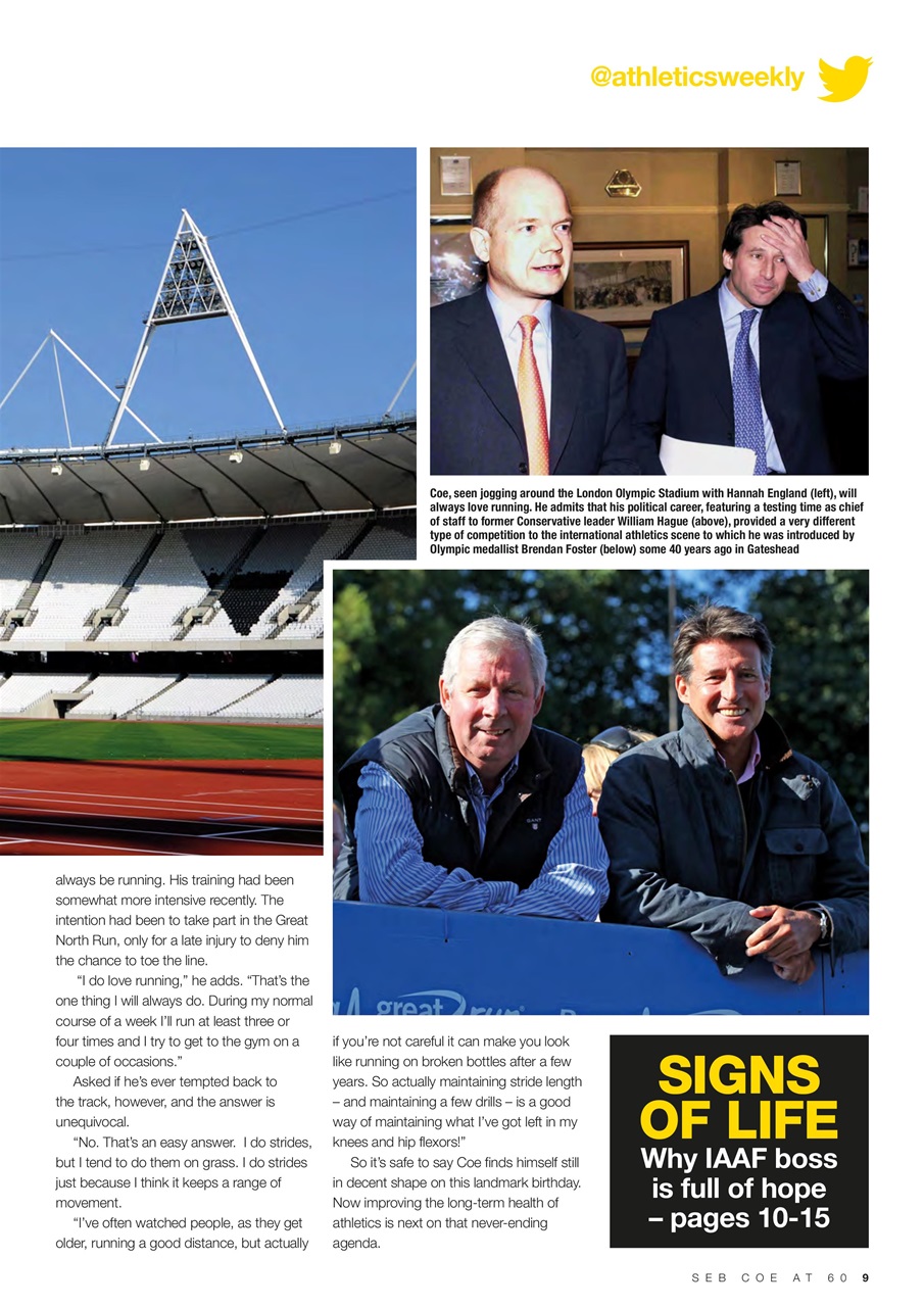 AW – Athletics Weekly Magazine Preview Pages