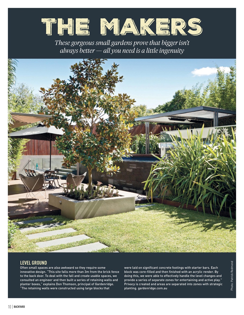 Backyard & Outdoor Living Preview Pages