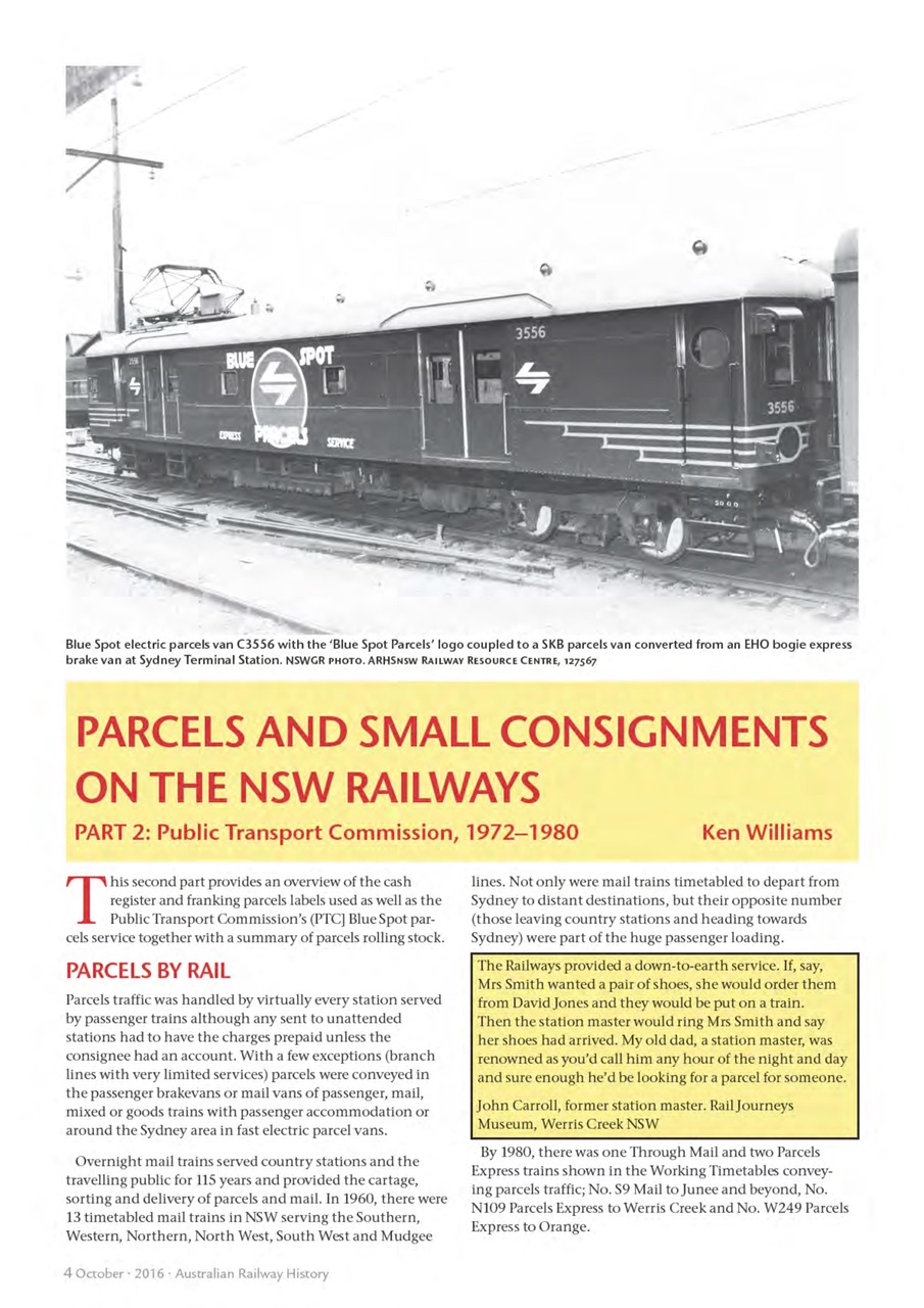 Australian Railway History Preview Pages