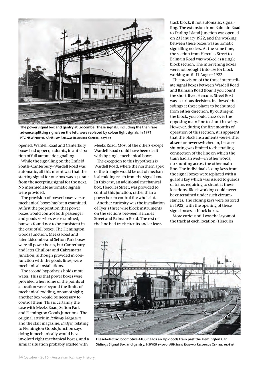 Australian Railway History Preview Pages