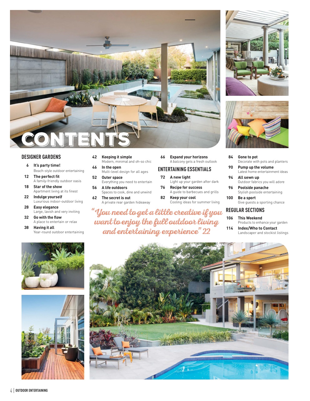 Backyard & Outdoor Living Preview Pages