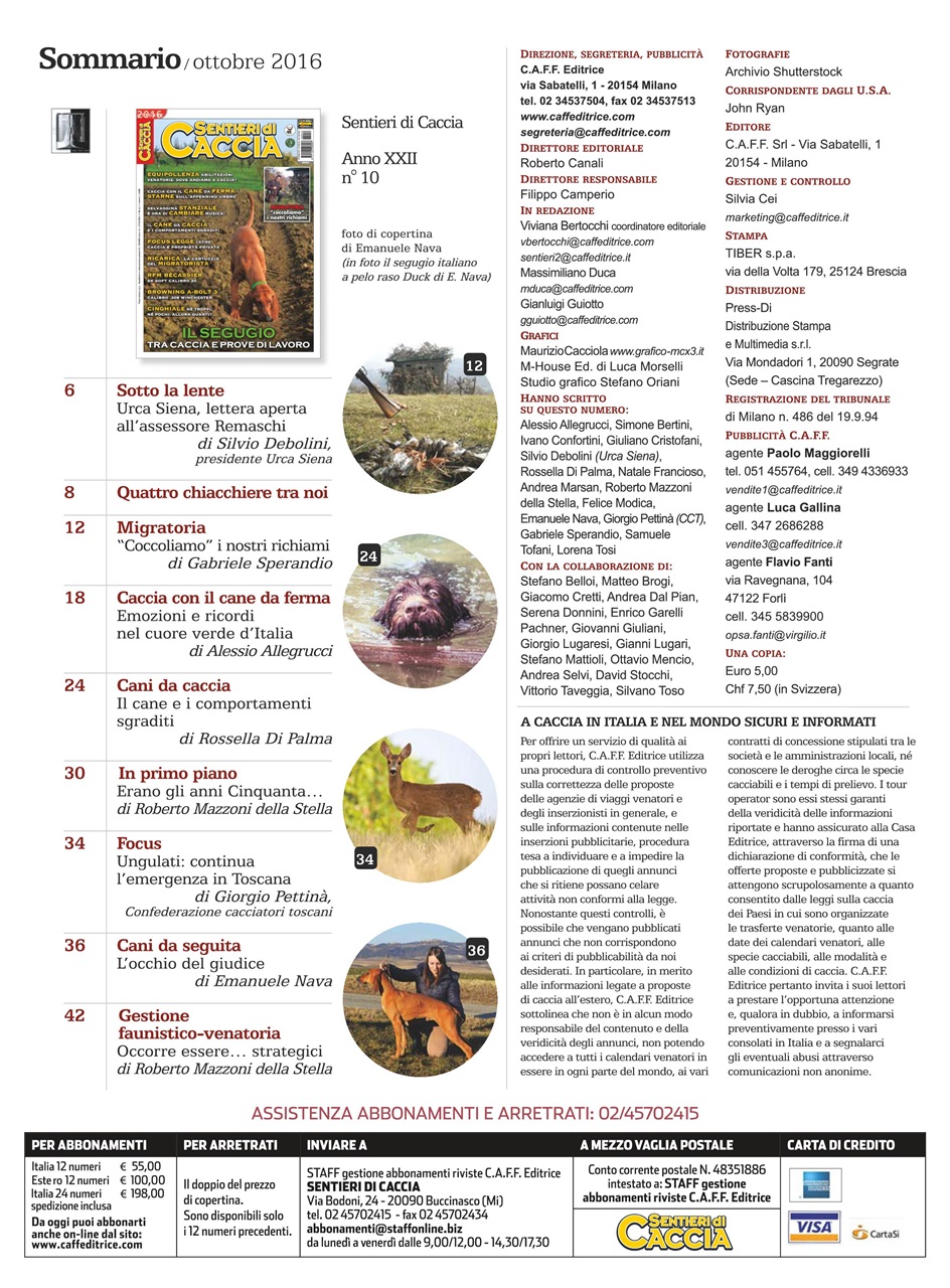 SENTIERI DI CACCIA Preview Pages