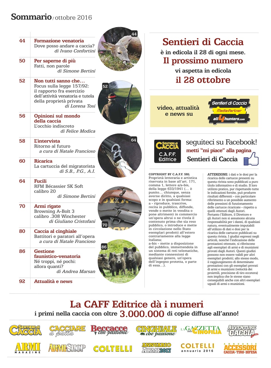 SENTIERI DI CACCIA Preview Pages