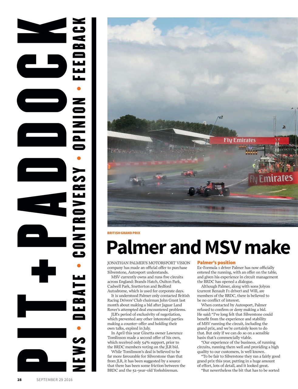 Autosport Preview Pages