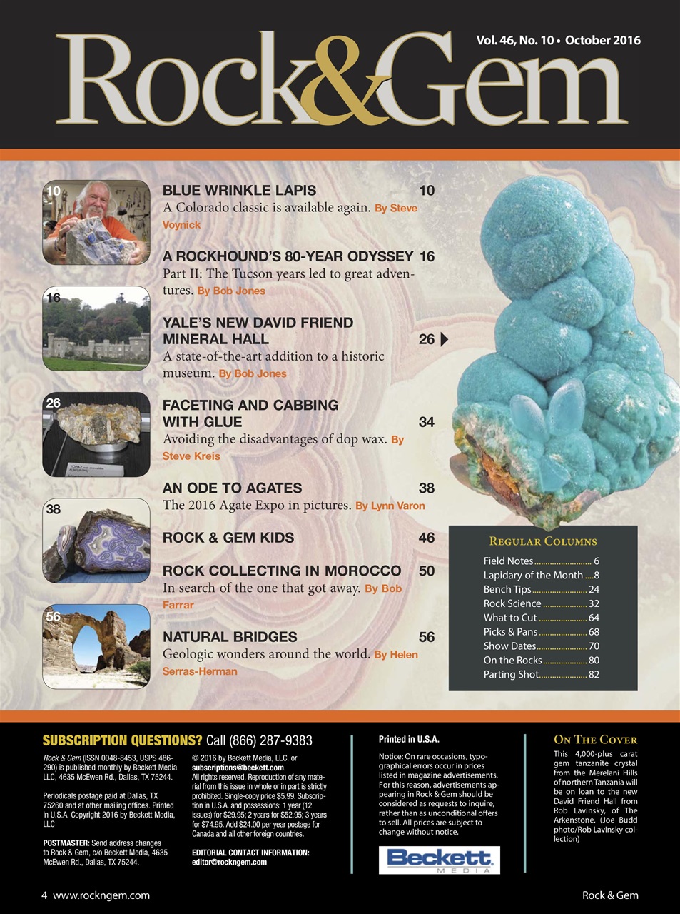 Rock&Gem Magazine Preview Pages