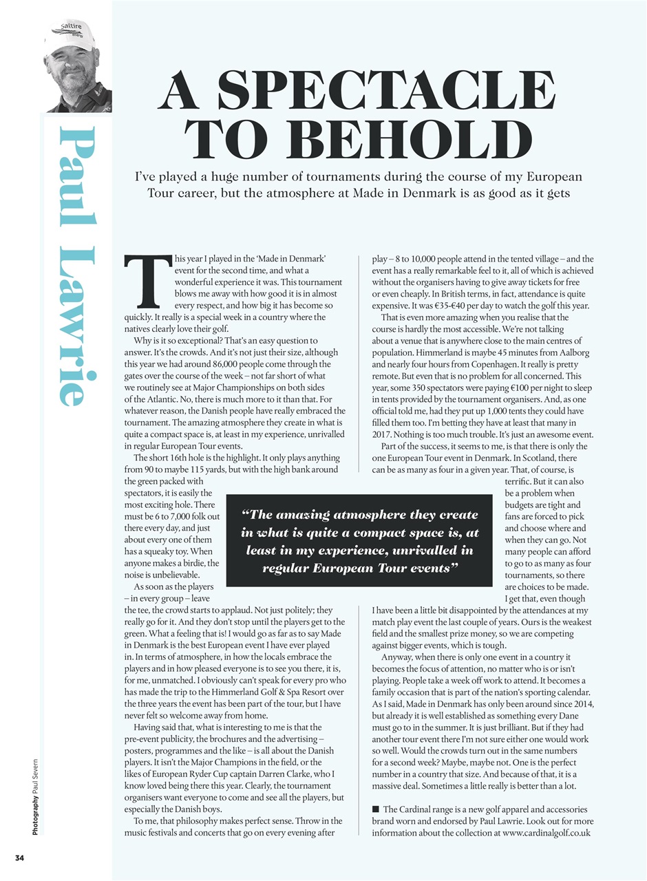 Golf Monthly Preview Pages