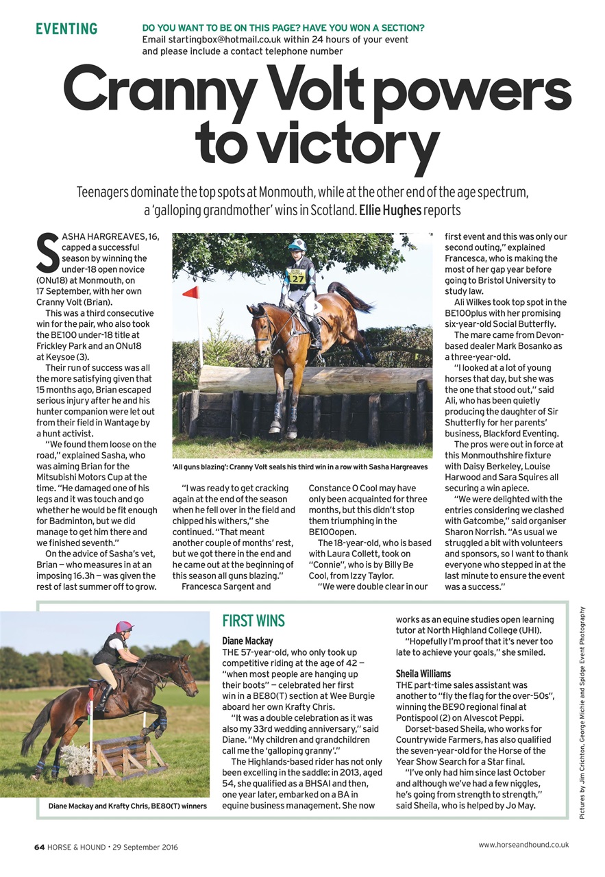 Horse & Hound Preview Pages
