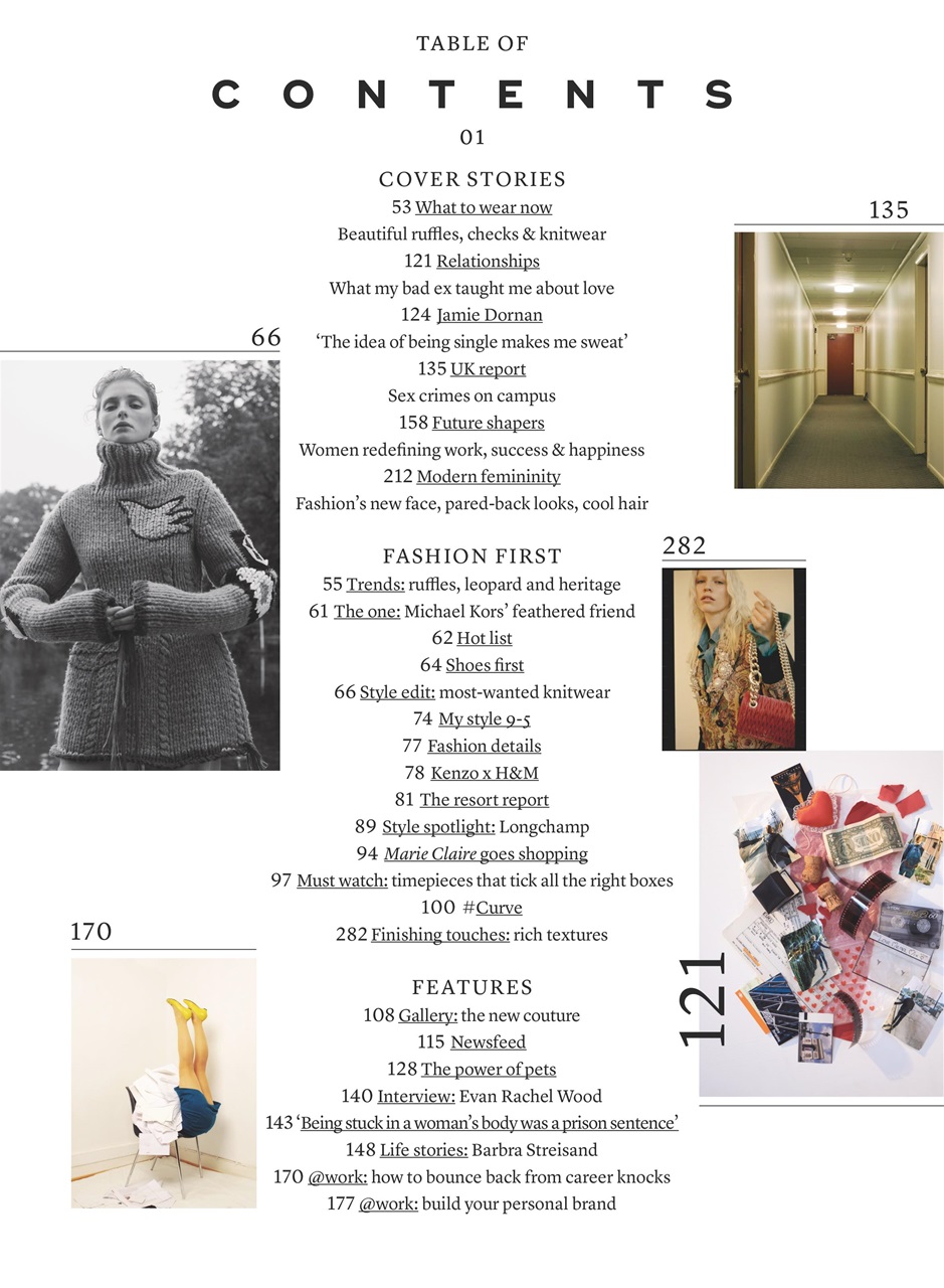 Marie Claire Preview Pages