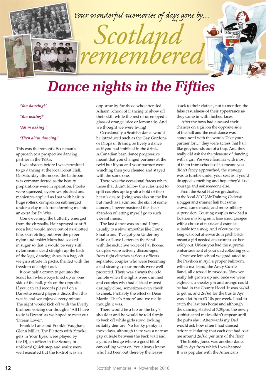 Scottish Memories Preview Pages