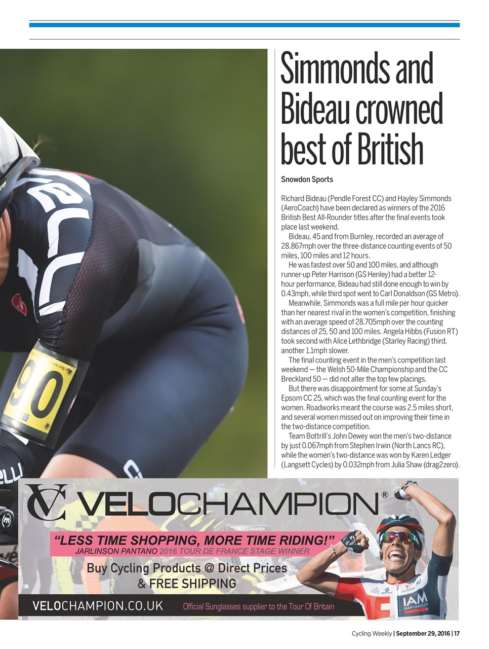 Cycling Weekly Preview Pages