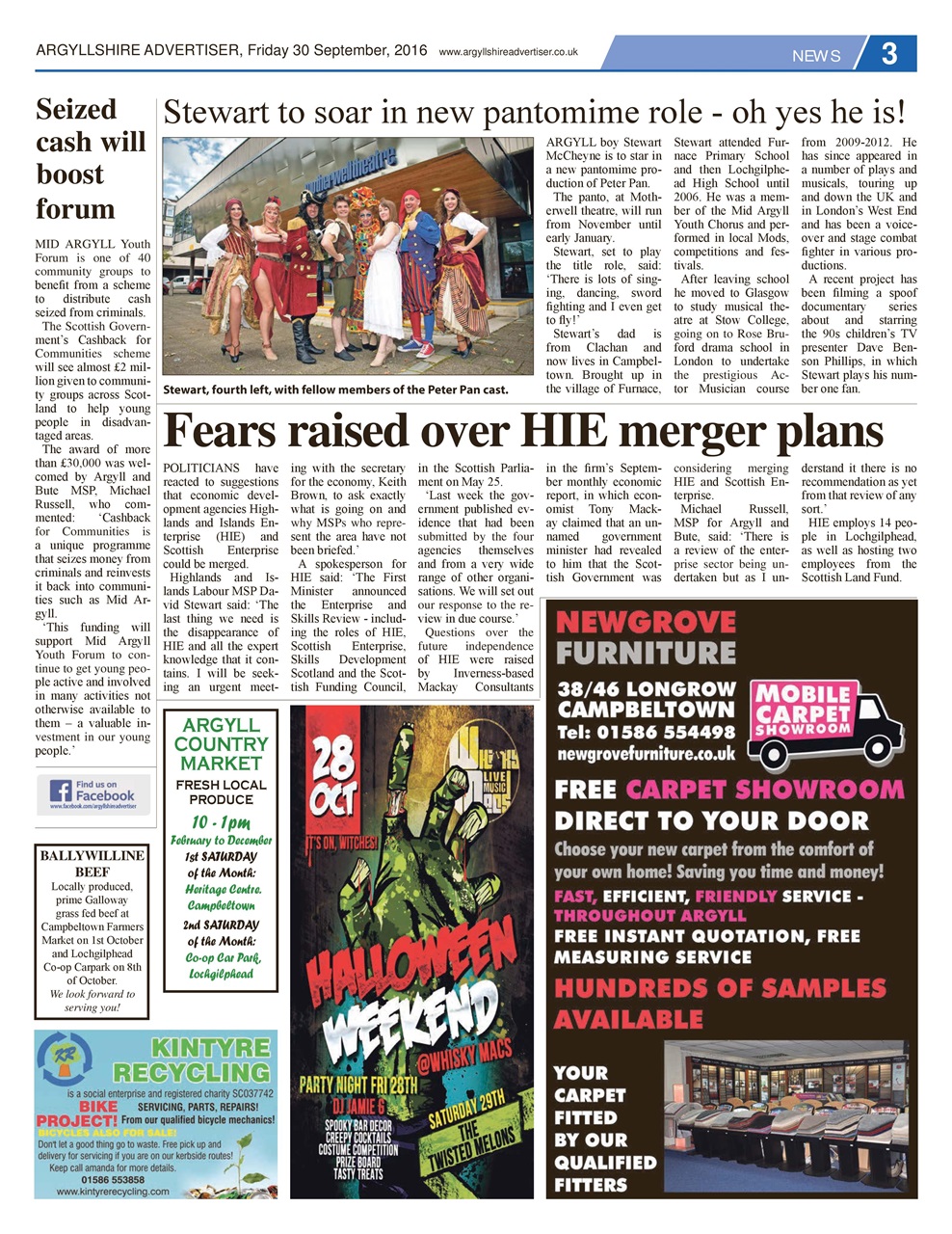 Argyllshire Advertiser Preview Pages