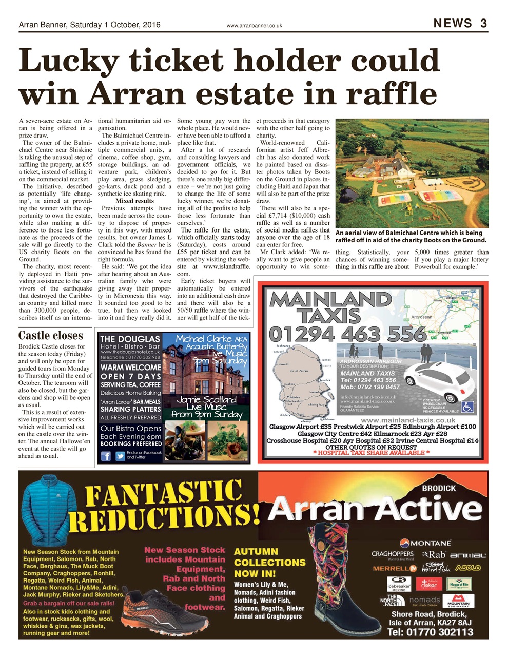 Arran Banner Preview Pages