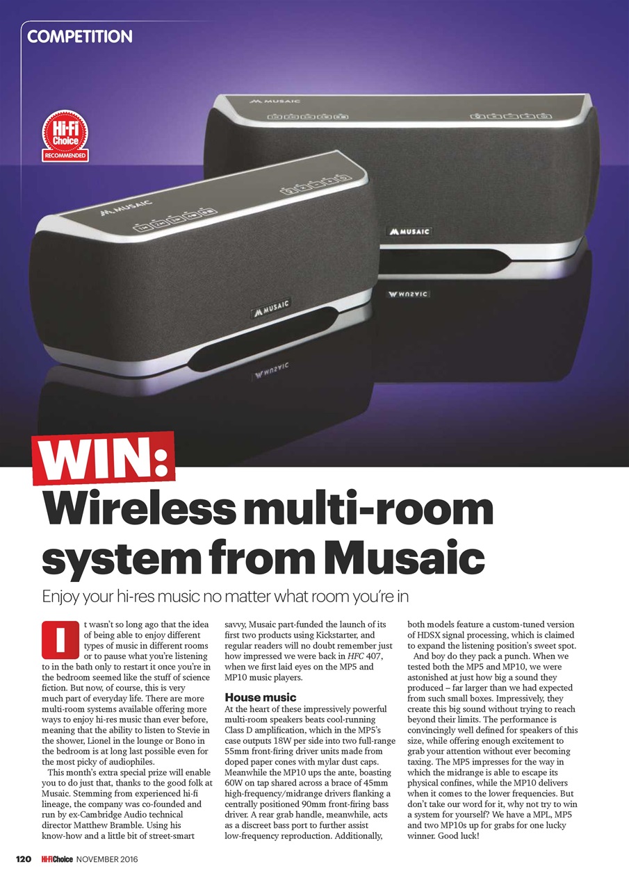 Hi-Fi Choice Preview Pages